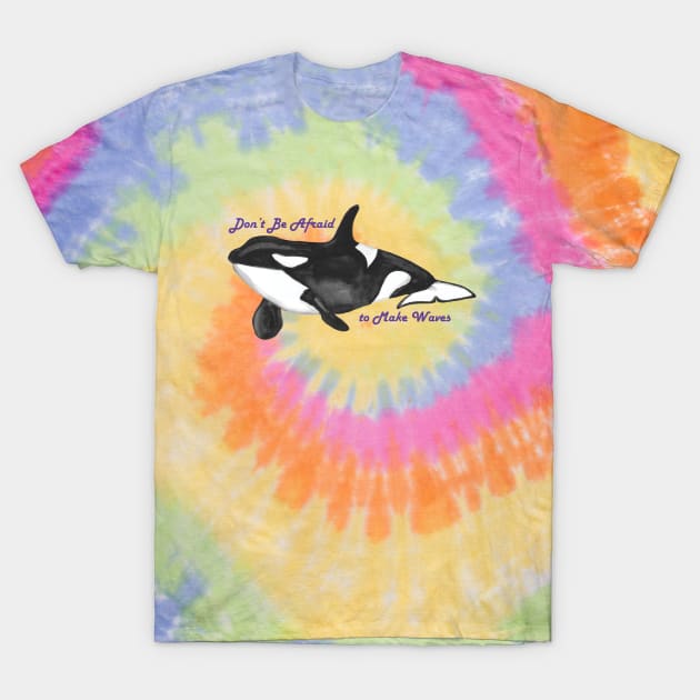 Orca - Make Waves T-Shirt by October Dream Creations